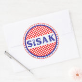 Sisak City Pride Emblem – Croatian Identity Runder Aufkleber (Umschlag)