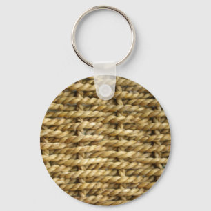 Sisal Korbgewebe Schlüsselanhänger