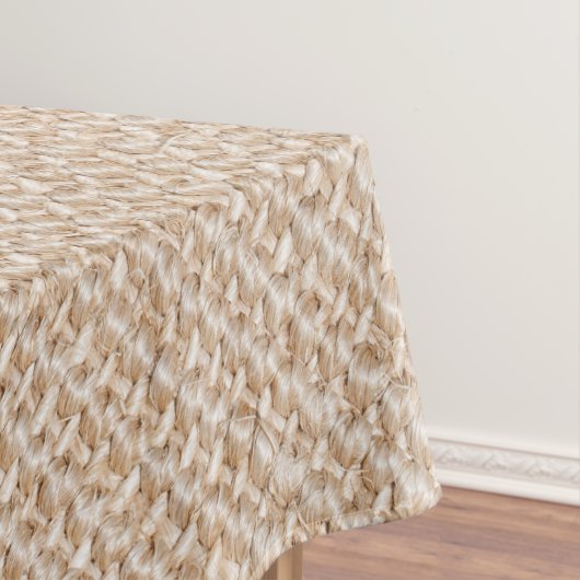 Sisalteppichmuster Tischdecke (Beispiel)