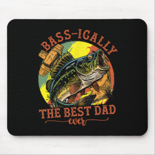 Sisch der beste Vater je B Fischer Fisch Väter Mousepad