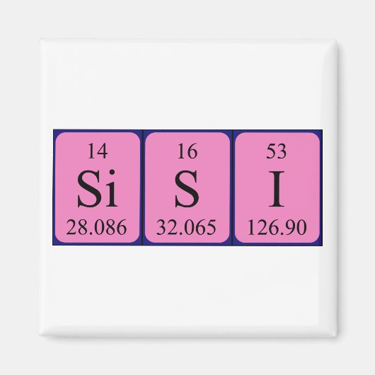 Sisi Periodenmagnet Magnet (Vorne)