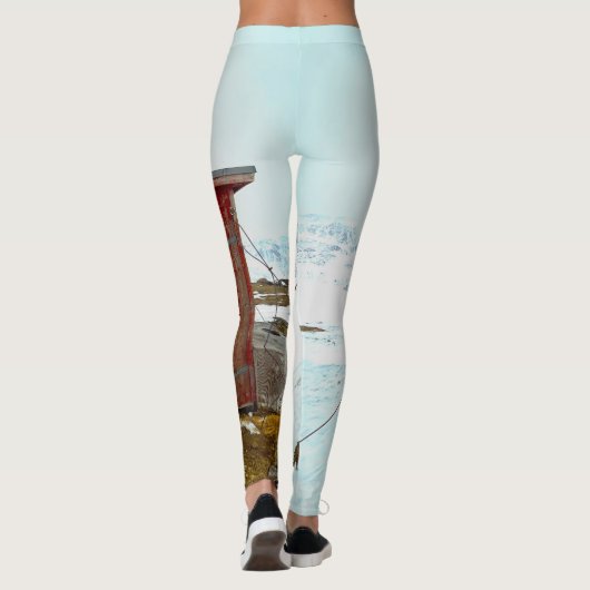 Sisimiut Grönland Outback Country Fjord Leggings (Rückseite)