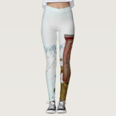 Sisimiut Grönland Outback Country Fjord Leggings (Vorderseite)