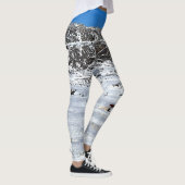 Sisimiut Grönland Outdoor Landschaft Blauer Himmel Leggings (Rechts)