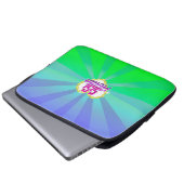 SiSiPanda Neopren-Laptop-Hülse 13 Zoll Laptopschutzhülle (Vorne Knopf)