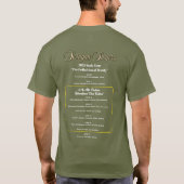 Siskiyou Singers 2024 Italien Tour T - Shirt (Rückseite)