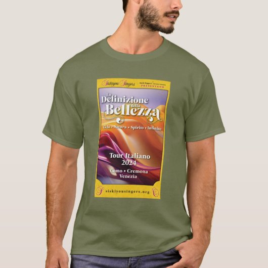 Siskiyou Singers 2024 Italien Tour T - Shirt (Vorderseite)