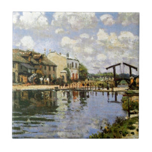 Sisley - Der Canal Saint Martin, 1872 Fliese