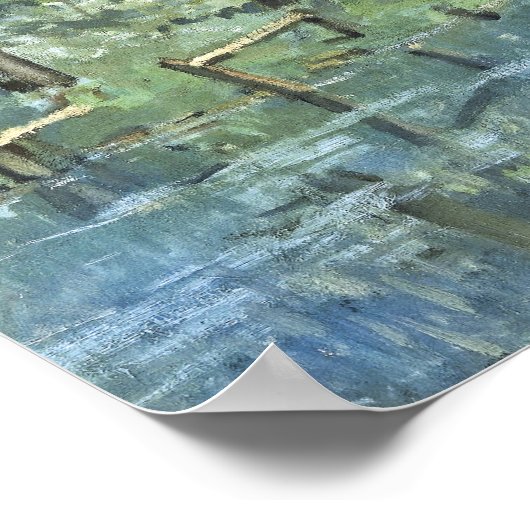 Sisley Edge of Wood, Poster (Ecke)