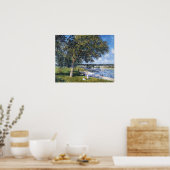 Sisley - Walnussbaum in einem Thomery-Feld Poster (Küche)