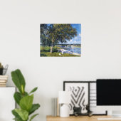 Sisley - Walnussbaum in einem Thomery-Feld Poster (Heimbüro)