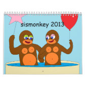 sismonkey 2013 kalender (Titelbild)