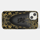 Sisphere Classic Monogram iPhone Hülle (Rückseite (Horizontal))