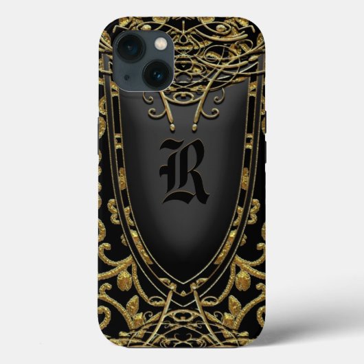 Sisphere Classic Monogramm Case-Mate iPhone Hülle (Rückseite)