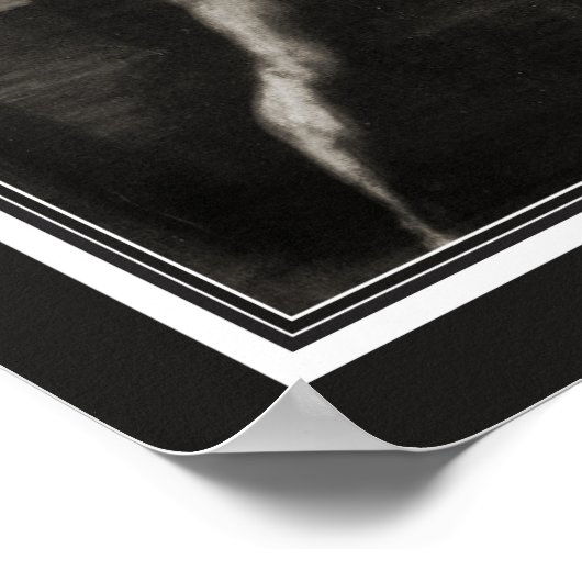 "Sisphyus" Jugendstil von Franz Von Stuck Poster (Ecke)