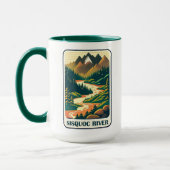 Sisquoc River California Colors Tasse (Links)