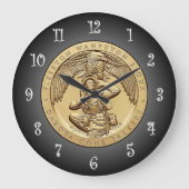 Sisseton Wahpeton Oyate Sioux Code Talkers ~ Große Wanduhr (Vorderseite)