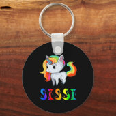Sissi Unicorn Schlüsselanhänger (Vorderseite)