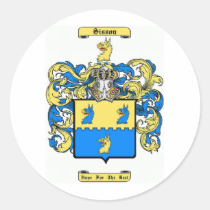 Sisson Runder Aufkleber