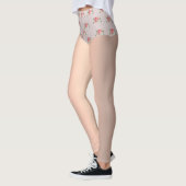 Sissy Floral Lingerie Chastity Cover Leggings (Links)