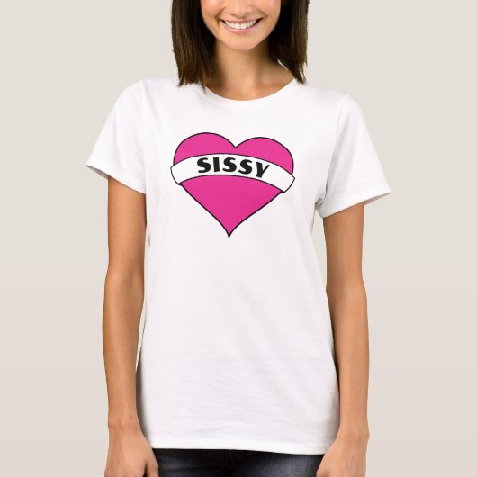 Sissy-Herz T-Shirt (Vorderseite)
