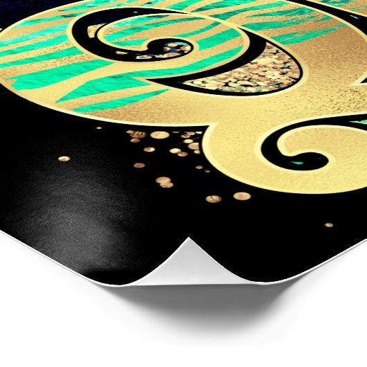 Sista Black Queen Melanin Woman Black Girl Magic Poster (Ecke)