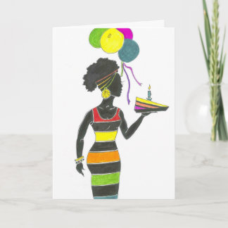 Sista hat einen Rutsch vom Kuchen Karte