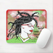 Sistah behalten Ihren Kopf oben immer Mousepad (Mit Mouse)