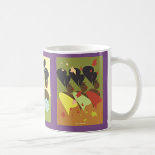 Sistah Gallone - Drei Jahreszeit-Tassen Kaffeetasse