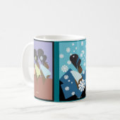 Sistah Gallone drei Jahreszeit-Tassen Kaffeetasse (Vorderseite Links)