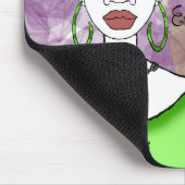 Sistah leben Ihr Leben Mousepad (Ecke)