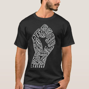 #sistance Fist Anti Trump imprägnieren T-Shirt