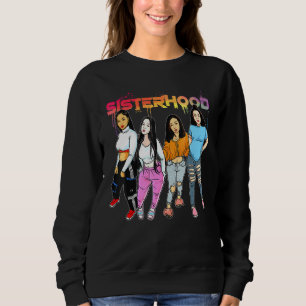 Sistas Black Girl Magic Fun Melanin Sweatshirt