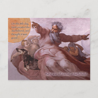 Sistene Dackel Postcard Postkarte