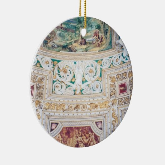 Sistene Kapelle - Weihnachtsbaum-Verzierung Keramik Ornament (Rechts)