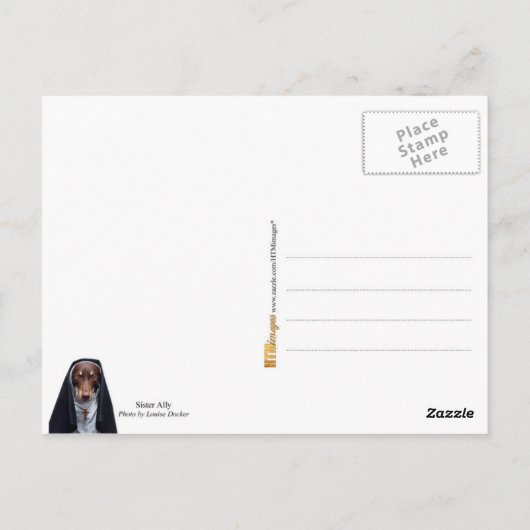Sister Ally Postkarte (Rückseite)