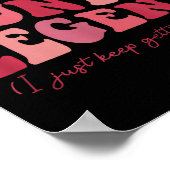 Sister Auntie Legend Groovy Funny Cool Aunties Clu Poster (Ecke)