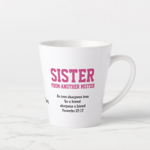 SISTER AUS EINEM ANDEREN MISTER-Monogramm Milchtasse