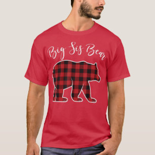 Sister Bear Pajama Red Buffalo Xmas Funny Family C T-Shirt