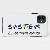 Sister Bestie Case-Mate iPhone Hülle (Rückseite (Horizontal))