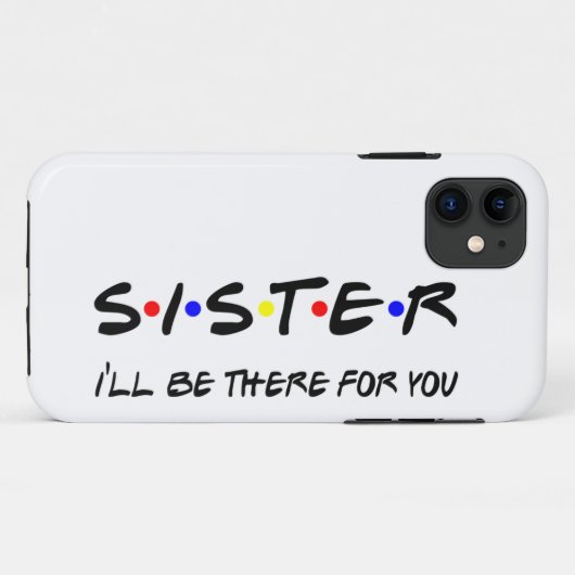 Sister Bestie Case-Mate iPhone Hülle (Rückseite (Horizontal))