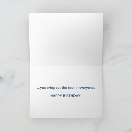 Sister Birthday Card - Beste Auszeichnung Karte (Innenseite)