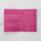 Sister Birthday Card Karte (Innenseite)