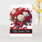 Sister Birthday Card Karte (Gelbe Blume)