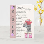 Sister Birthday Card Karte (Gelbe Blume)