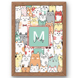 Sister Birthday Cat Kätzchen Name Monogram Kids Fotodruck<br><div class="desc">Dieses reizende Druckwerk ist perfekt für Katzenliebhaber und Liebhaber von Haustieren geeignet und verleiht jedem Ort eine Touch von Launen. Ob Geburtstagsgeschenk, Beileid-Geste oder einfach nur um Ihre Wohngestaltung zu verbessern, dieser Ausdruck bringt sicher Lächeln. Mit seinem lebendigen Aquarelldesign und der Anpassung an Ihren Namen und Ihre Monogramme ist es...</div>