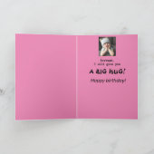 Sister Birthday Funny Niedlich Girl Grußkarte Karte (Innenseite)