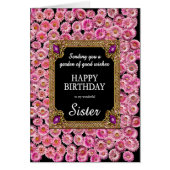 Sister Birthday Pink Daisies (Vorne)