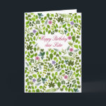Sister Birthday Scattered Blätter Card Karte<br><div class="desc">Eine Geburtstagskarte für deine Schwester. Eine schöne Karte,  um Geburtstagswünsche zu senden. Begrüßen Sie Ihren Geburtstag mit einer Karte voller verstreuter Blätter und Blume. Eine ungewöhnliche Karte für eine hübsche Dame.</div>