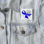Sister Blue Ribbon - Colon Cancer Button (Beispiel)